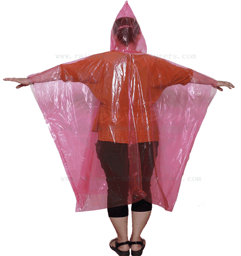 China disposable rainwear bulk manufactory